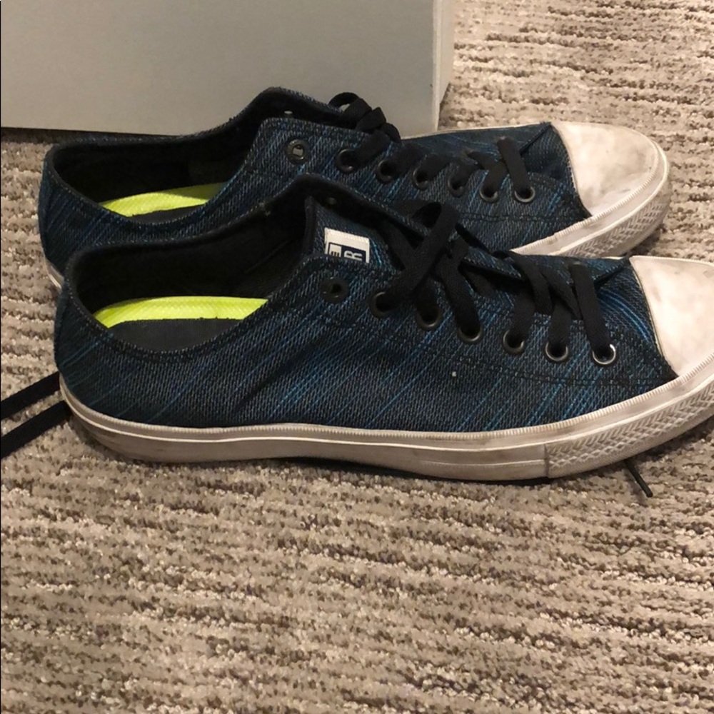 Blue chuck Taylor converse